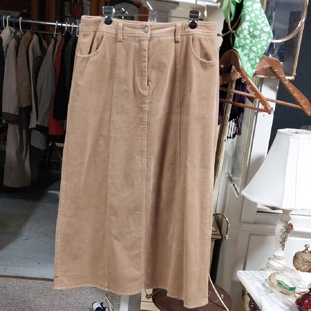 Relativity Tan Midi Skirt